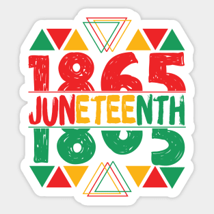 Juneteenth 1865 Sticker